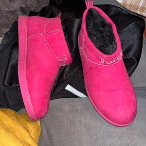 Women's Pink Ankle Boots
